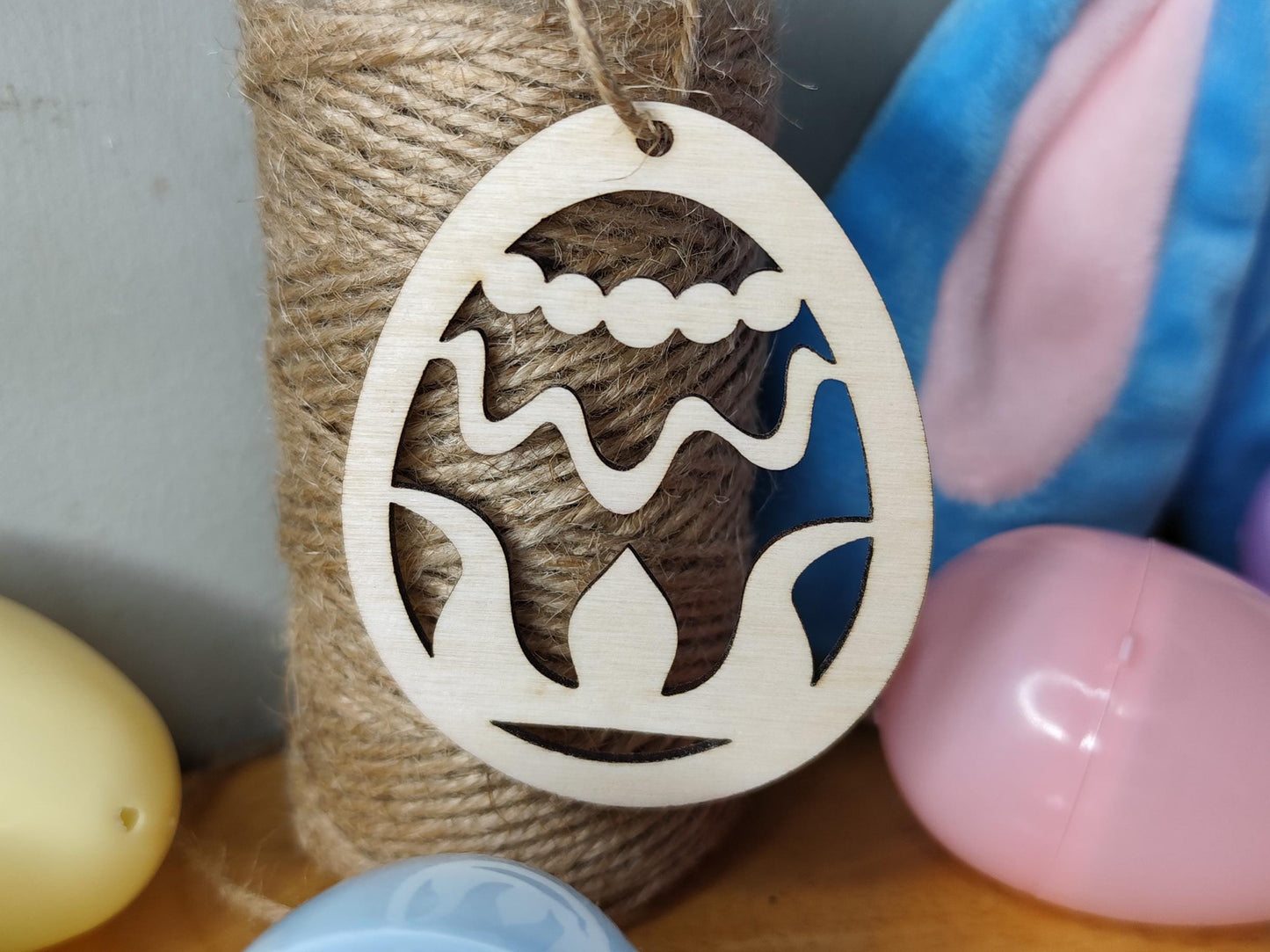 Wooden Easter Egg