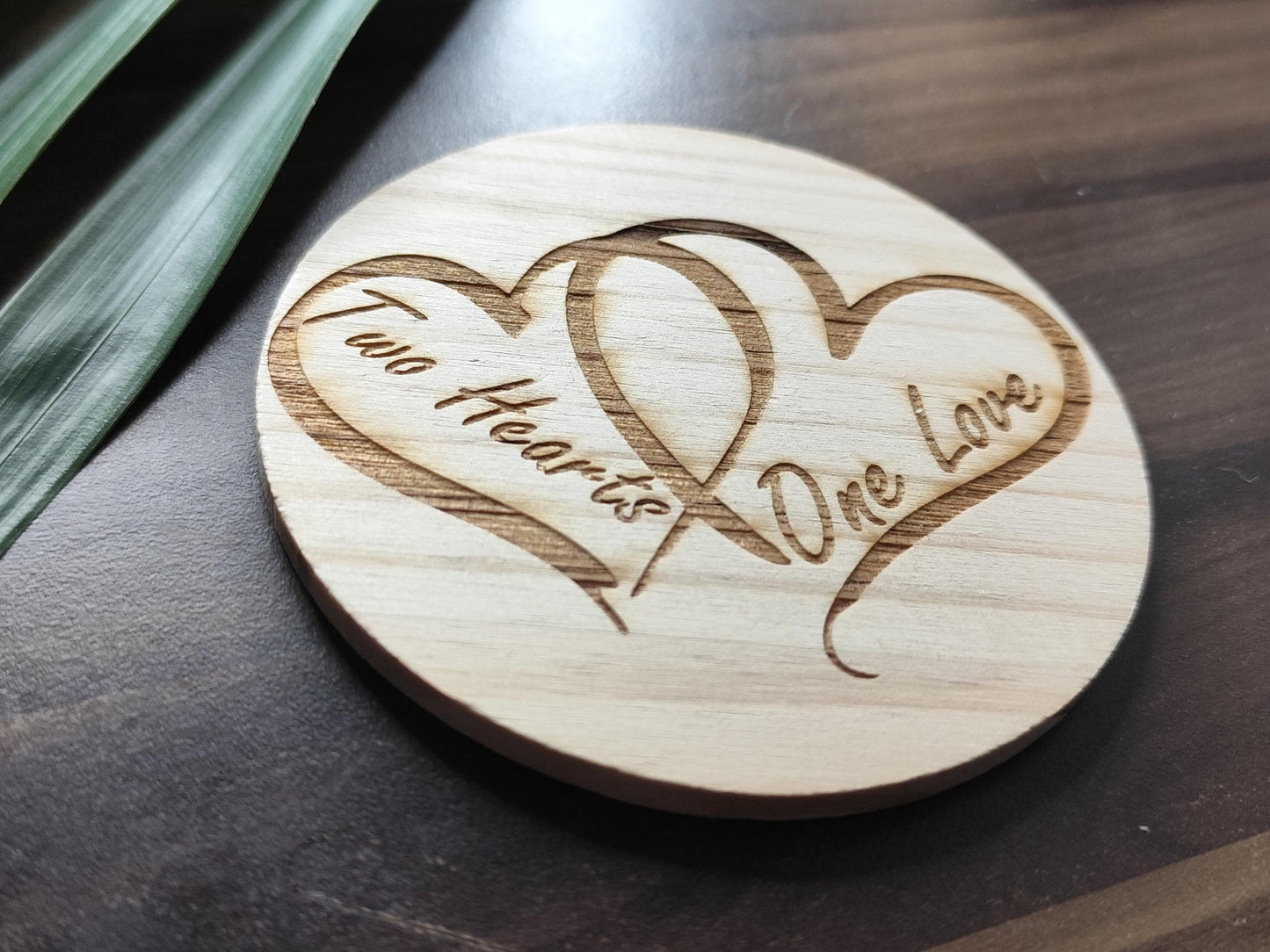 Wooden Coaster with Engraving