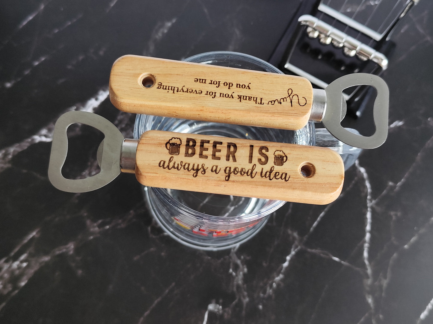 Personalized Wooden Bottle Opener