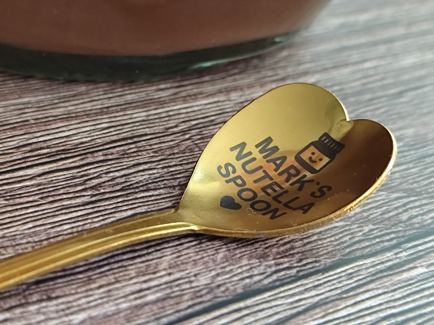 🥄 Personalized Engraved Spoon – Custom Gift with Name & Cute Jar Design