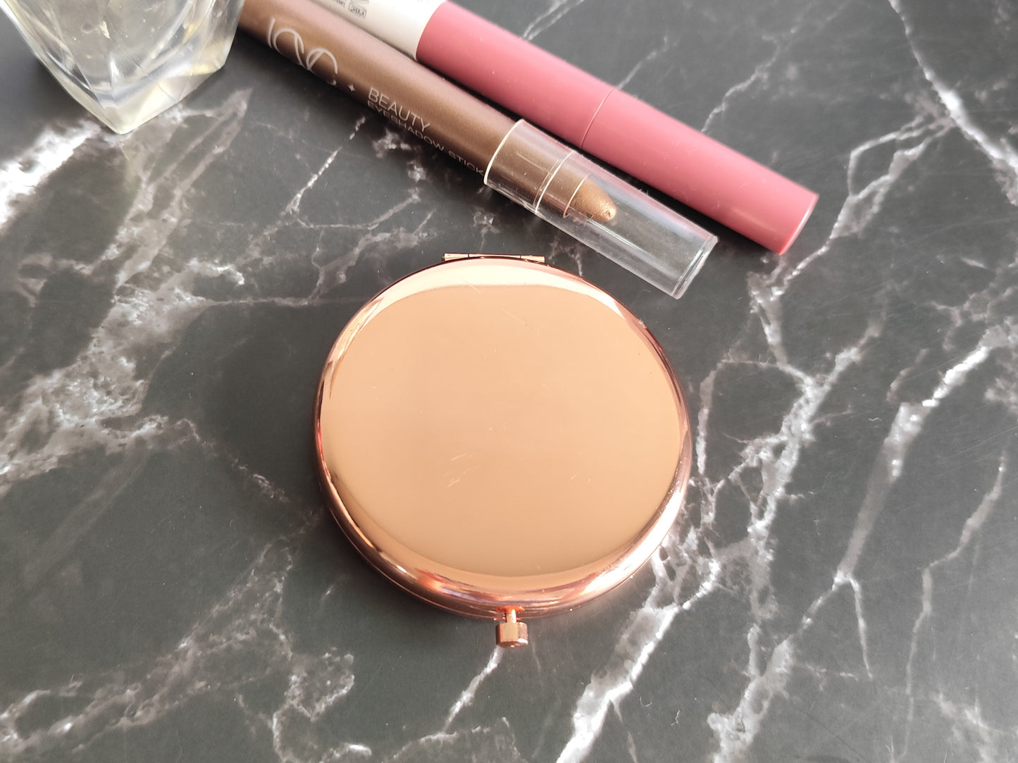 Personalized Compact Mirror – Custom Engraved Gift for Her, Bridesmaid, Mom