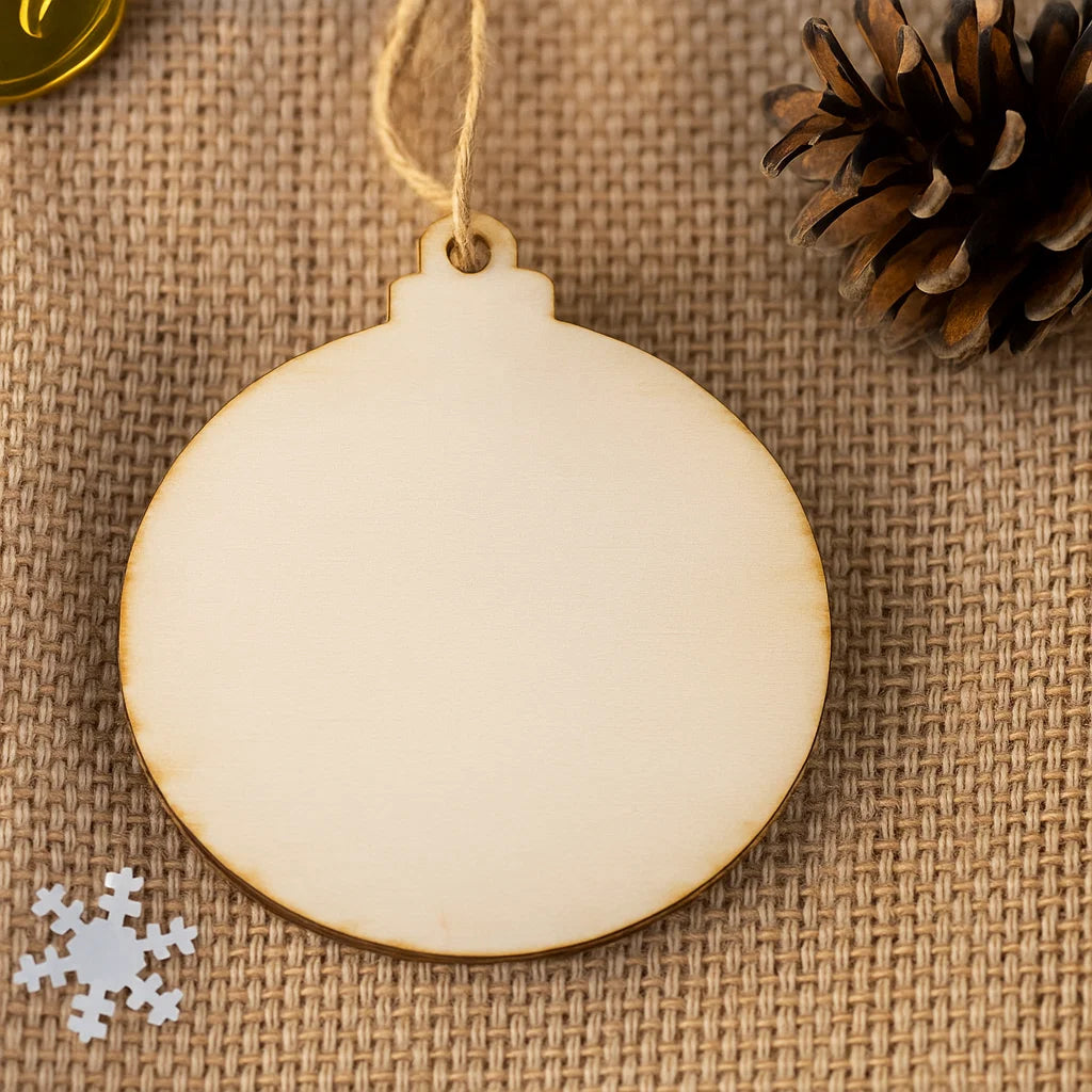 Wooden Christmas Ornaments – Laser Cut & Engraved Holiday Decorations