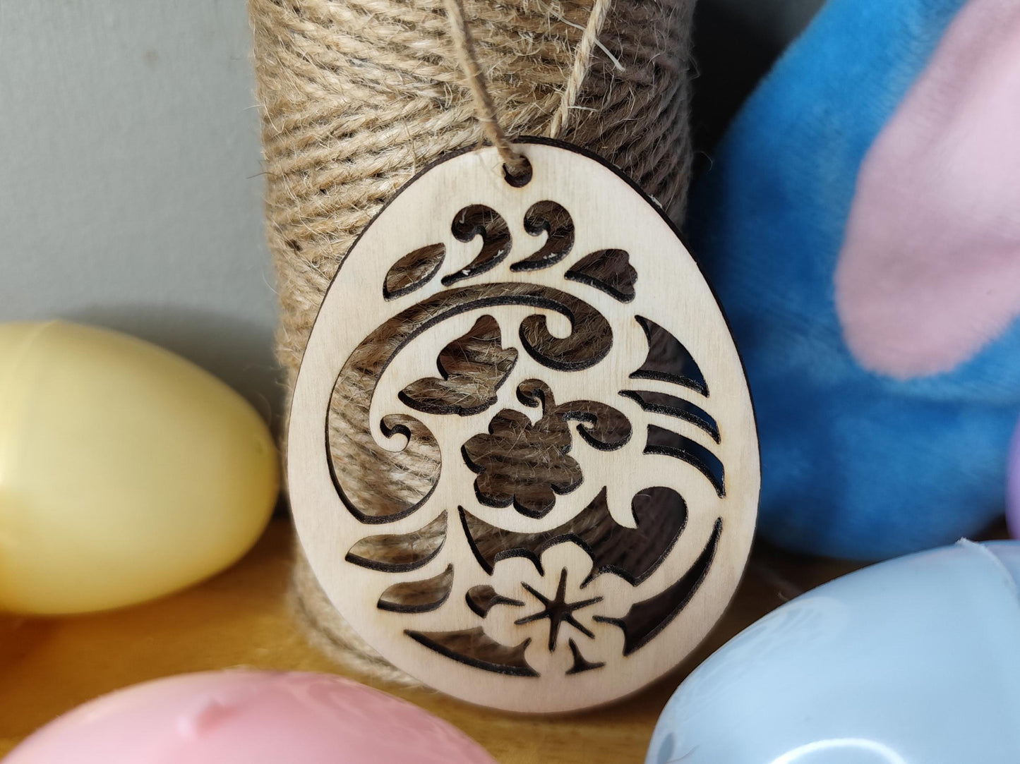 Wooden Easter Egg
