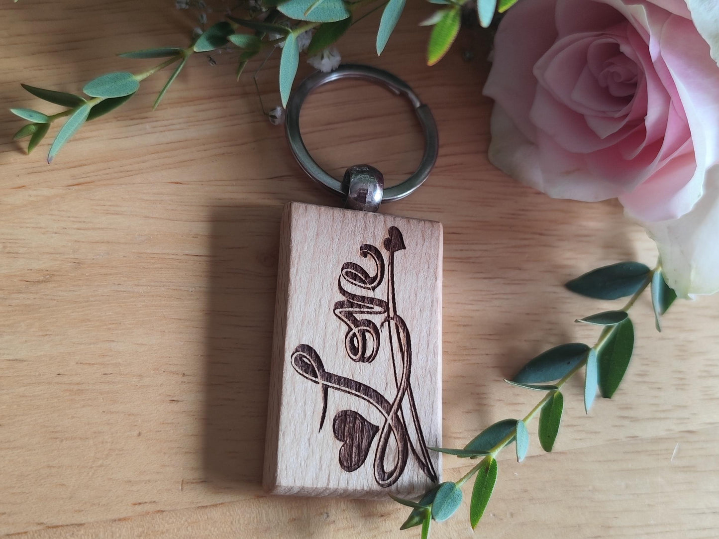 Custom Wooden Keyring