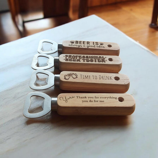 Personalized Wooden Bottle Opener