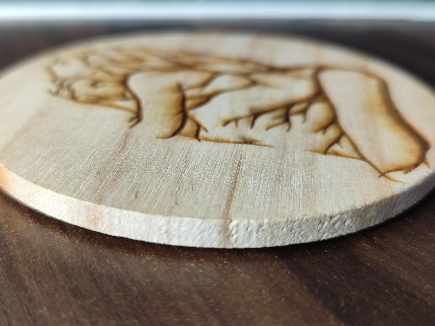 Wooden Coaster with Engraving