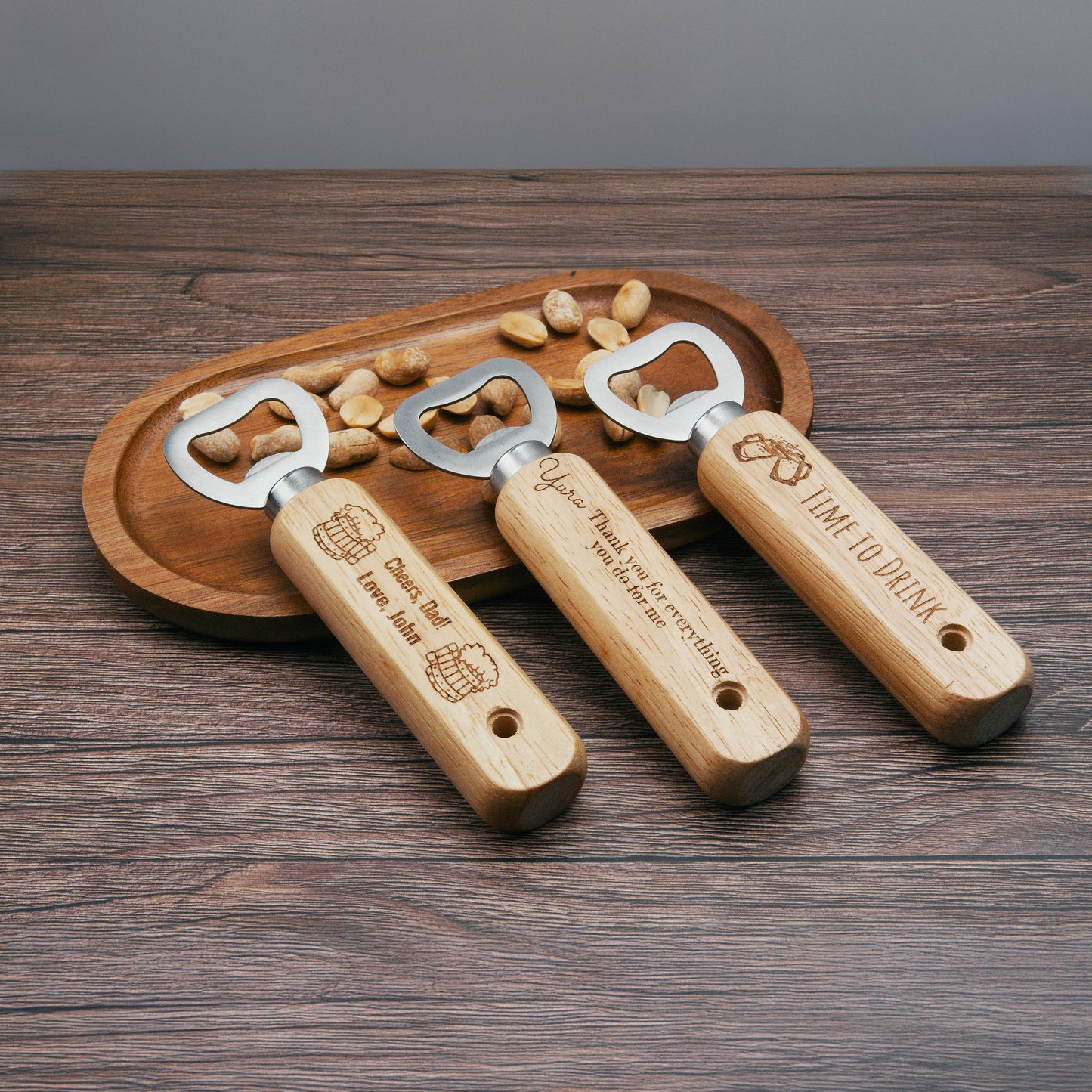 Personalized Wooden Bottle Opener