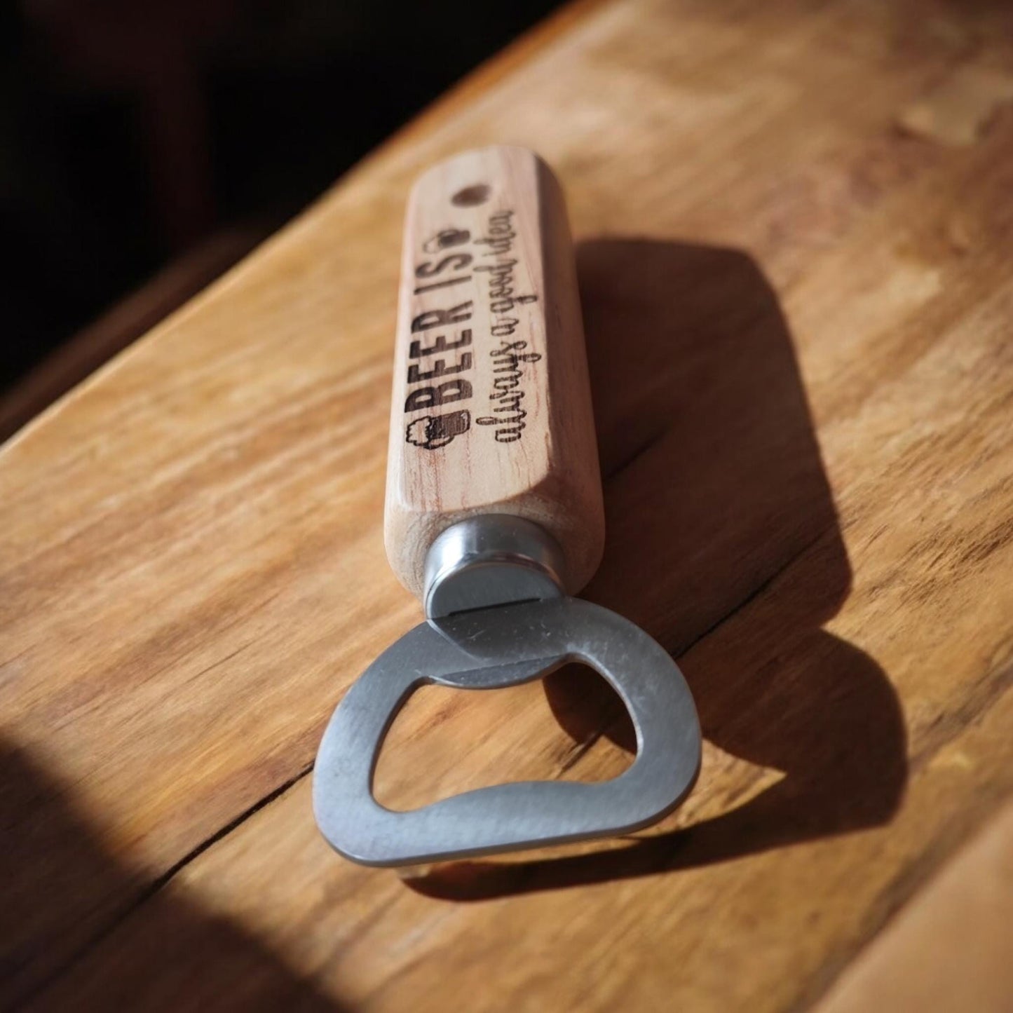 Personalized Wooden Bottle Opener