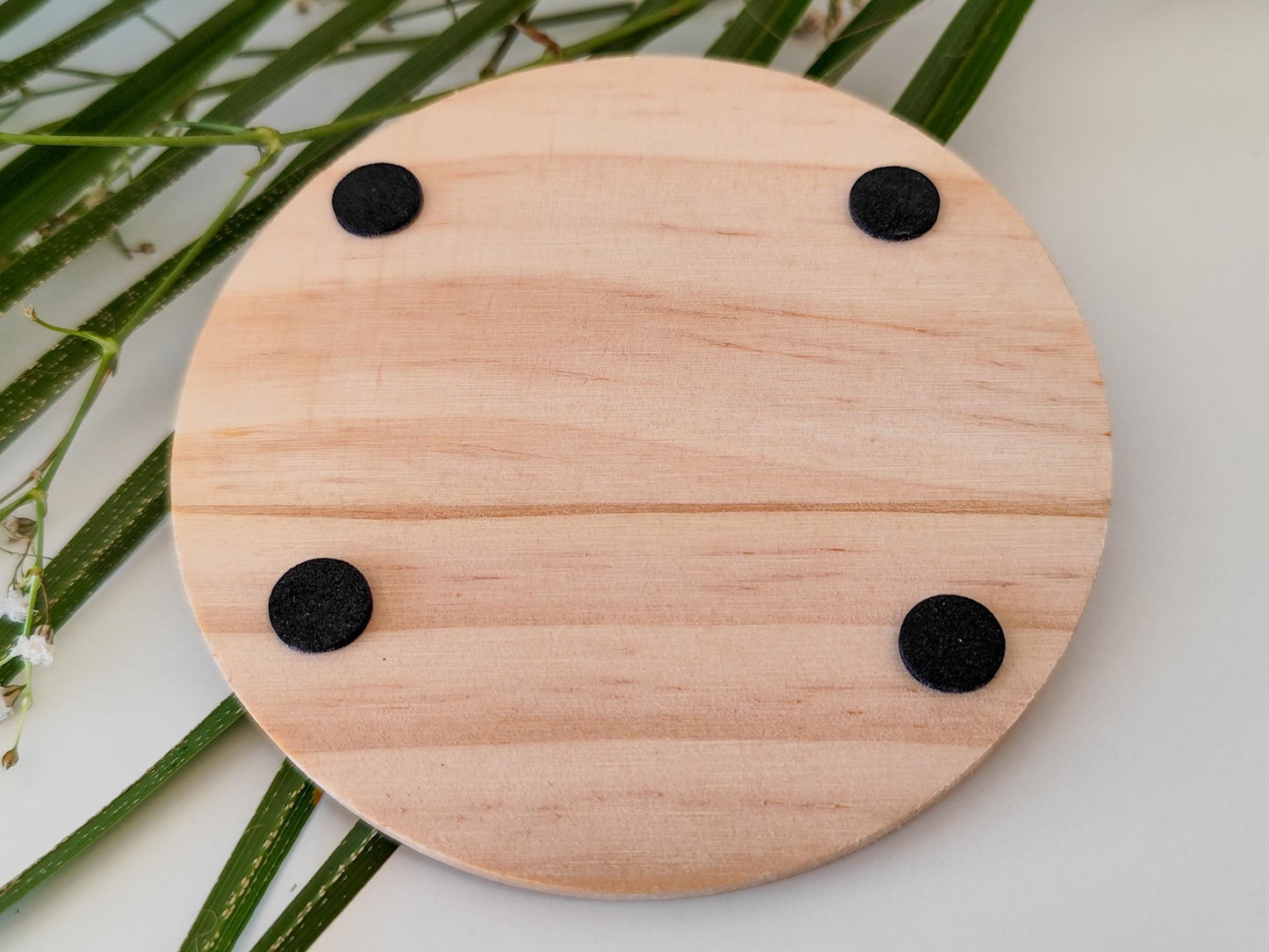Wooden Coaster with Engraving