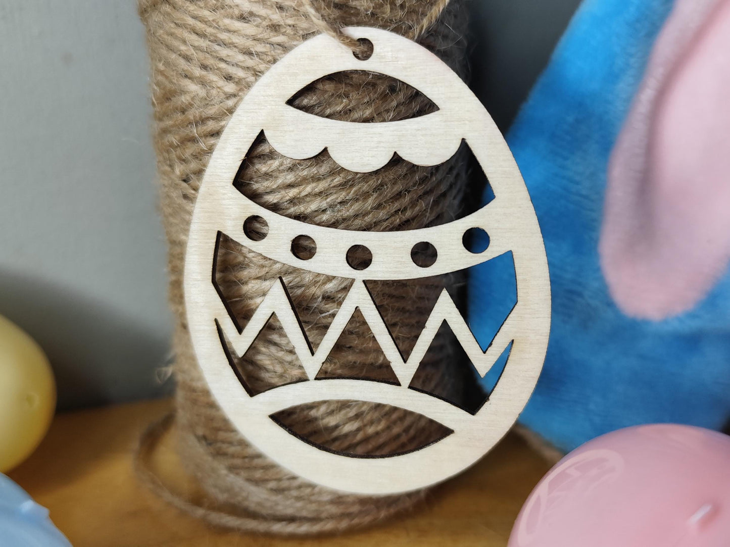 Wooden Easter Egg