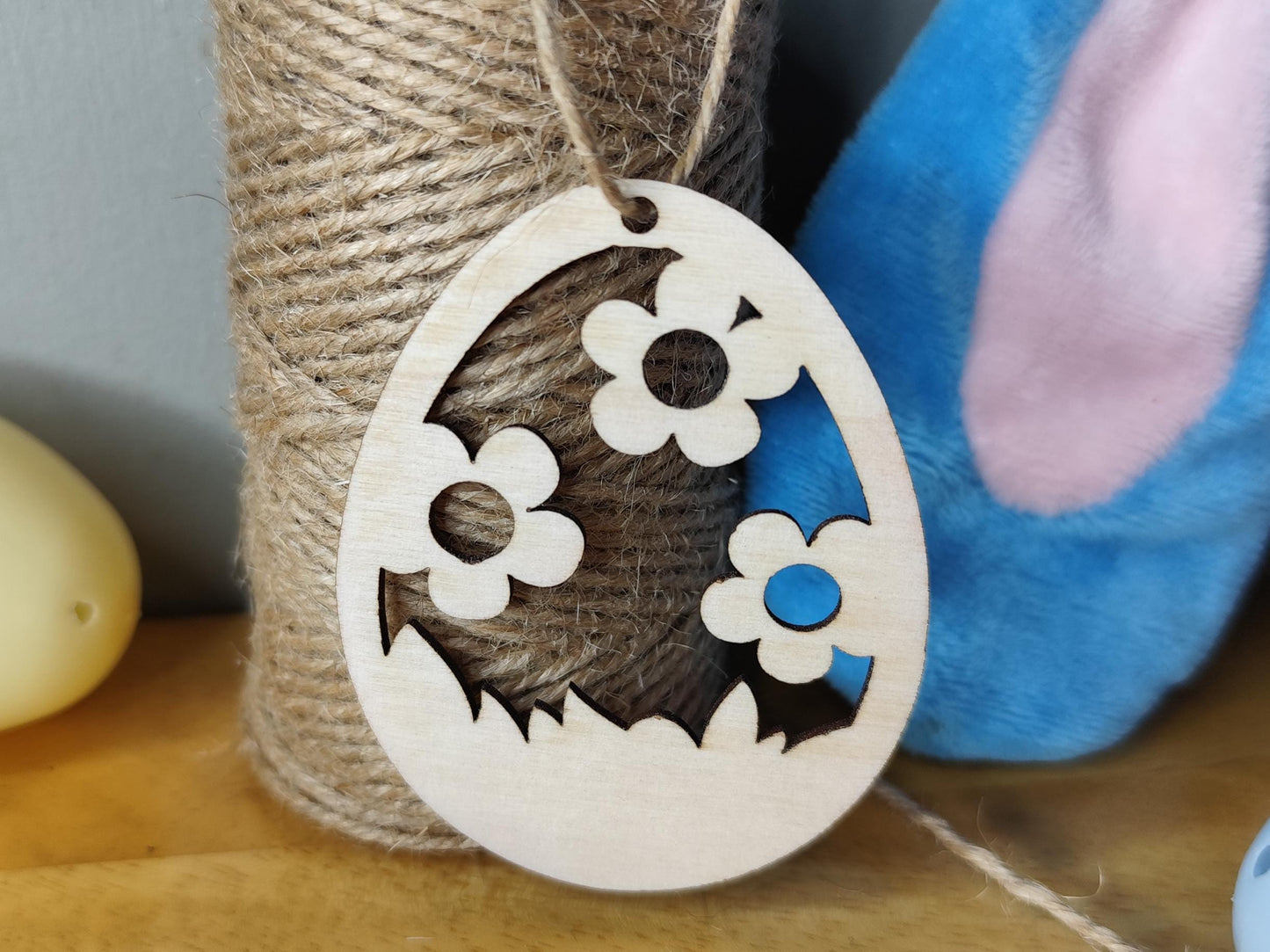 Wooden Easter Egg