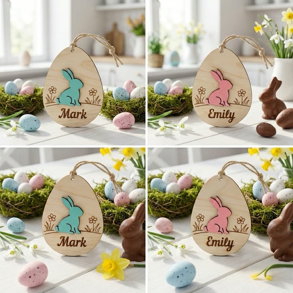 Custom engraved Easter egg keepsake