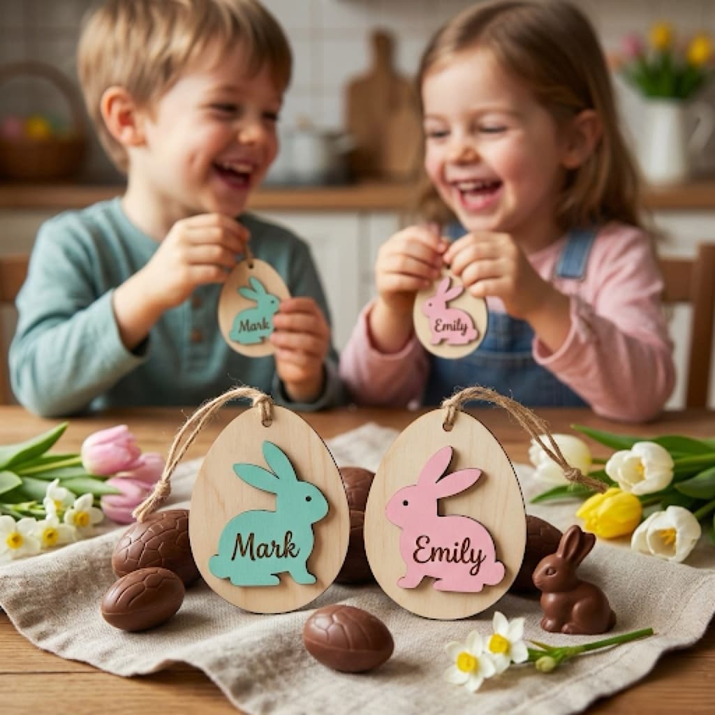 Bunny egg decoration for Easter basket