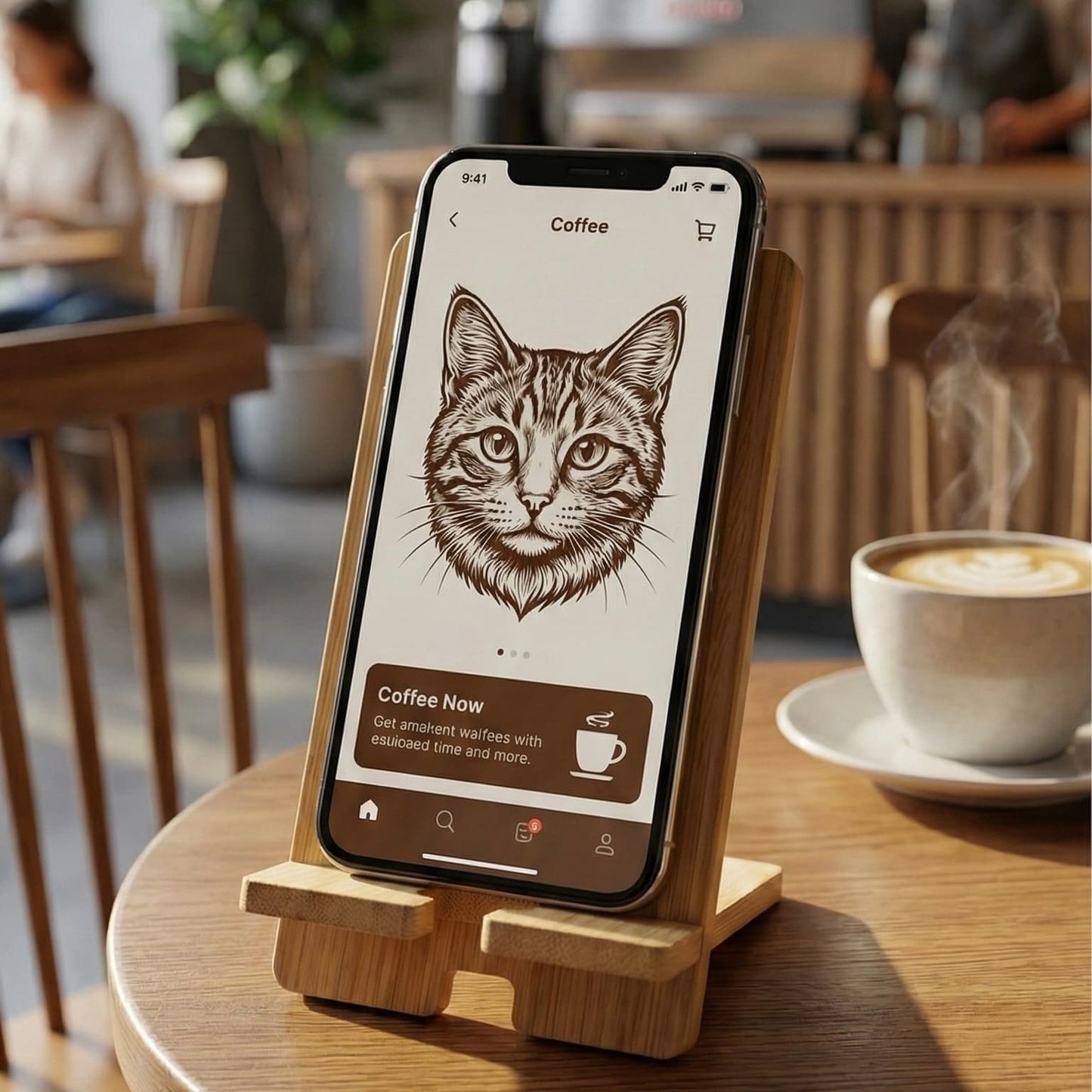 Custom Engraved Phone Stand