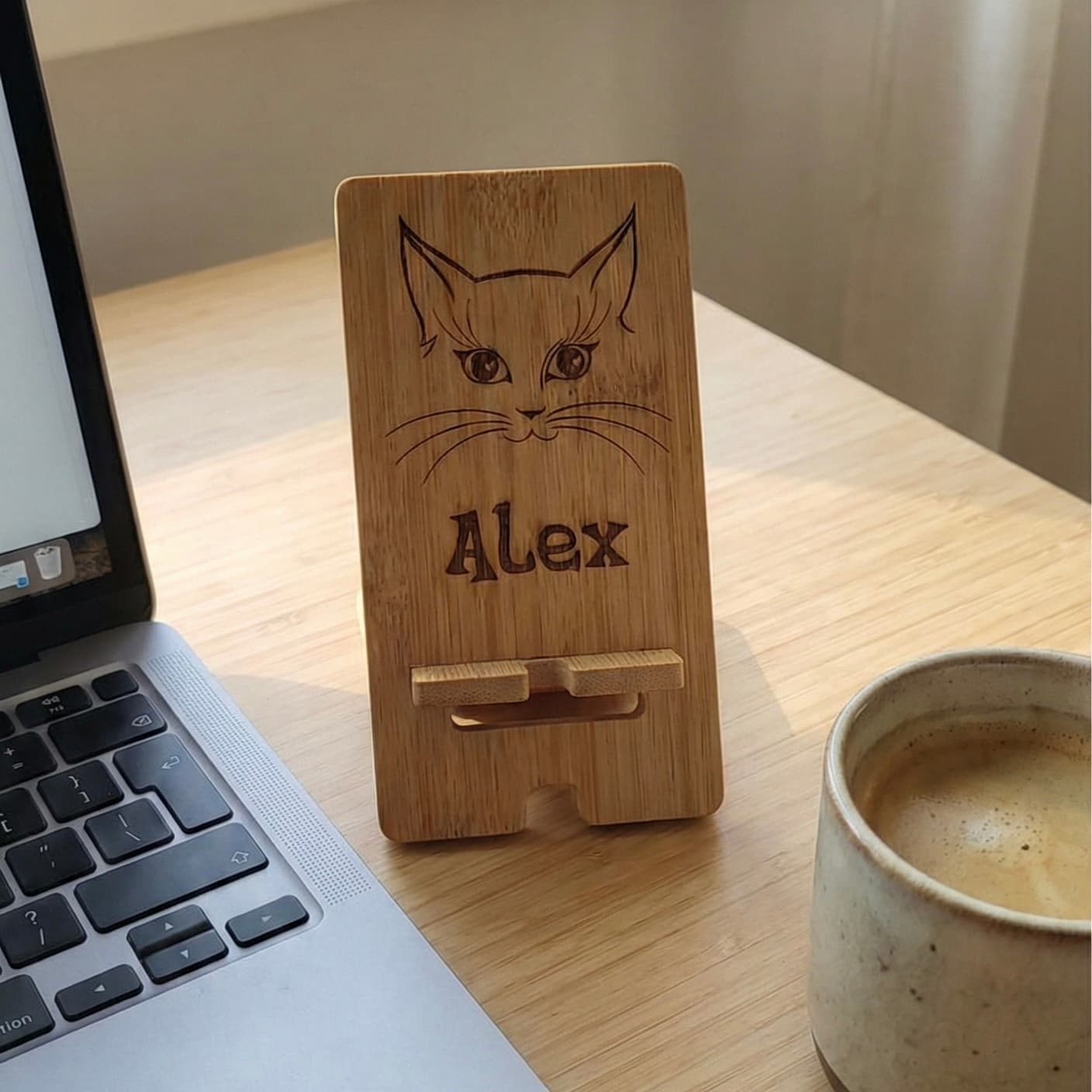 Custom Engraved Phone Stand