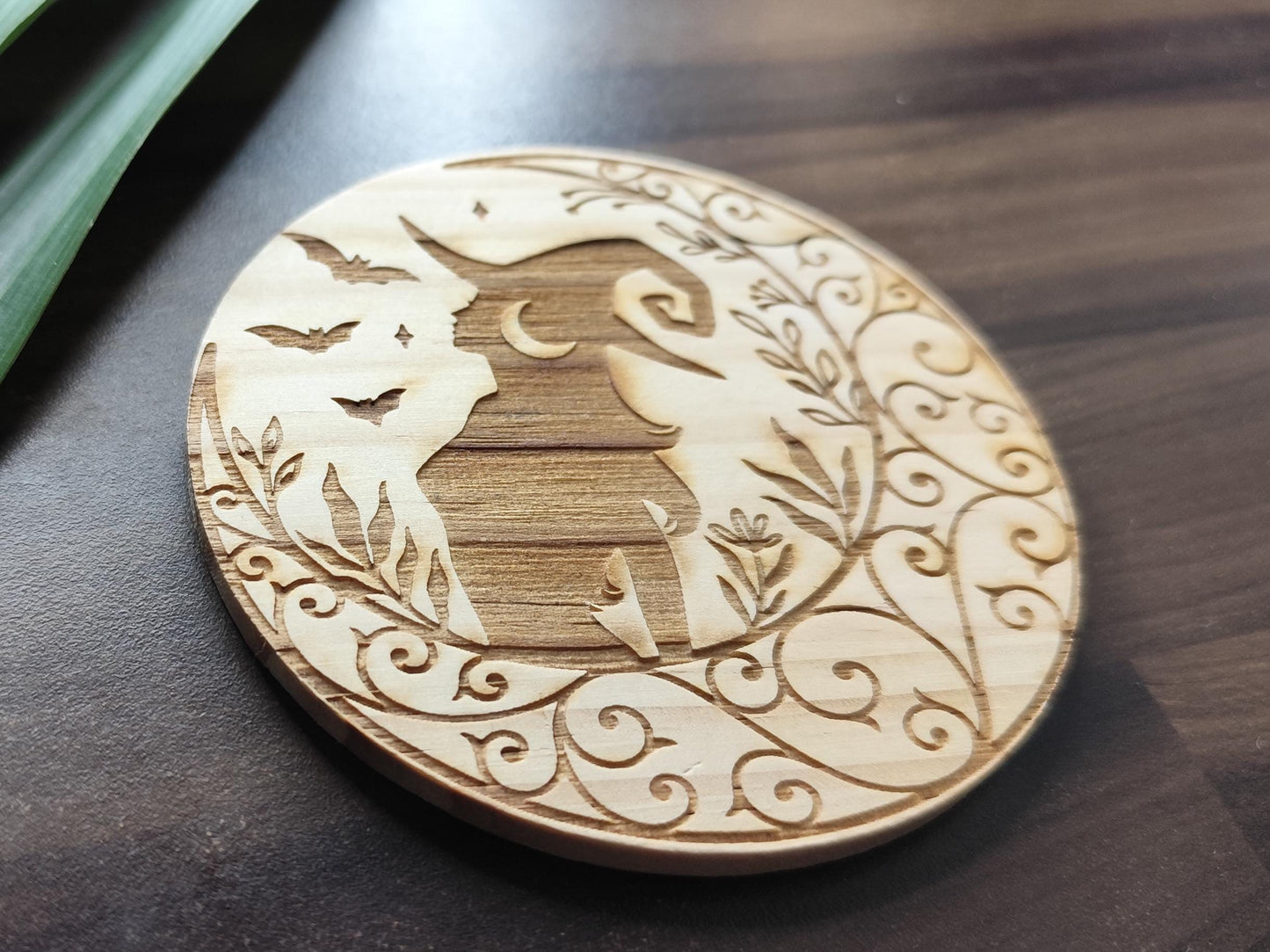 Wooden Coaster with Engraving