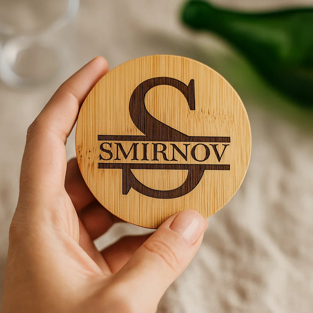 Personalized Wooden Bottle Opener – Unique Gift for Wedding, Groomsmen, or Couple