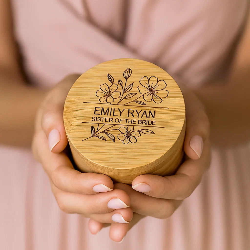 Personalized Wooden Bottle Opener – Unique Gift for Wedding, Groomsmen, or Couple