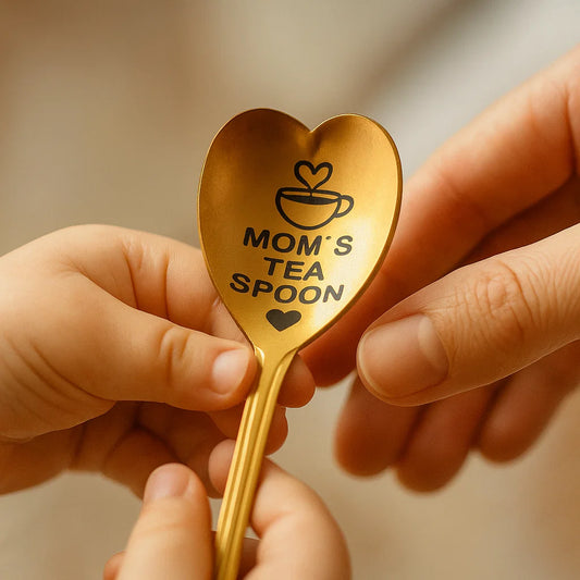 🥄 Personalized Engraved Spoon – Custom Gift with Name & Cute Jar Design