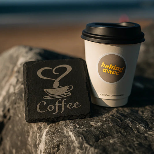 Engraved Stone Coasters for Hot Drinks & Alcohol