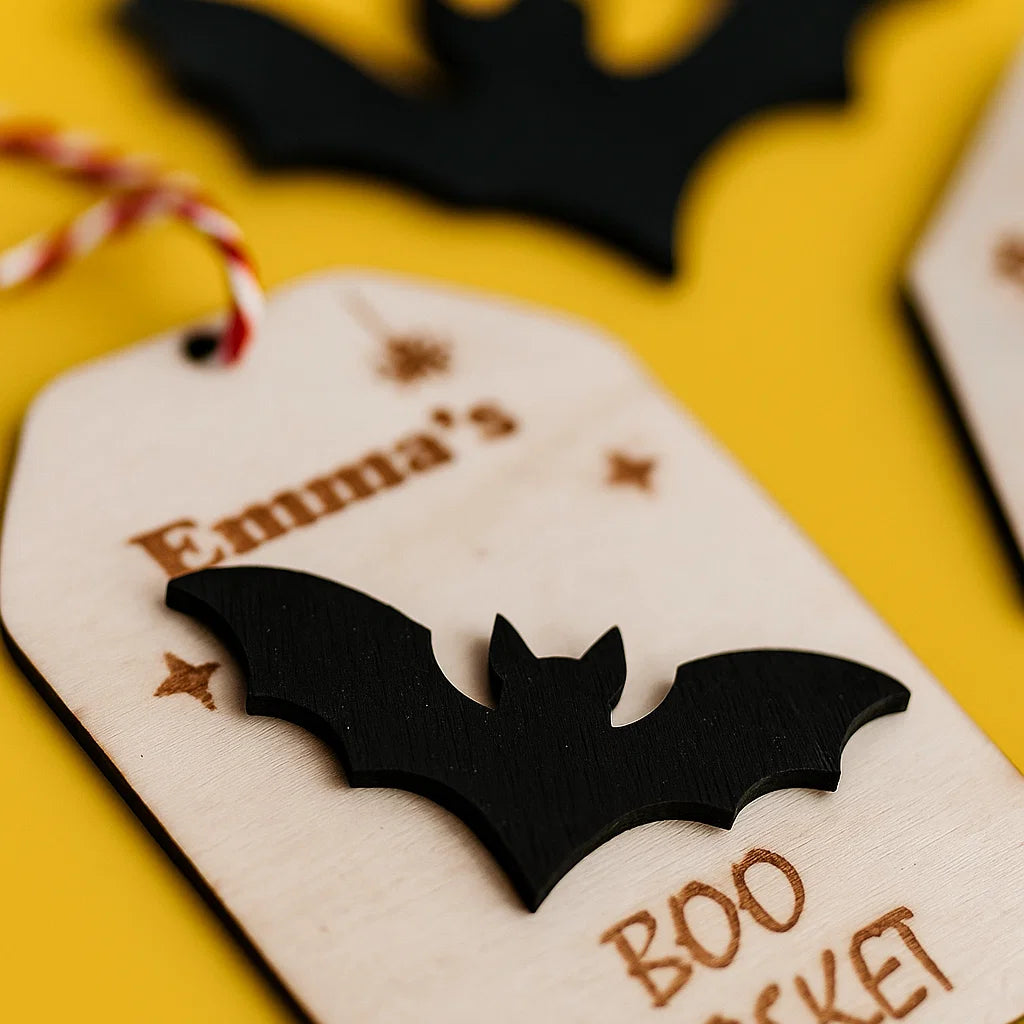 Make Halloween Extra Special with Personalized Boo Basket Tags!