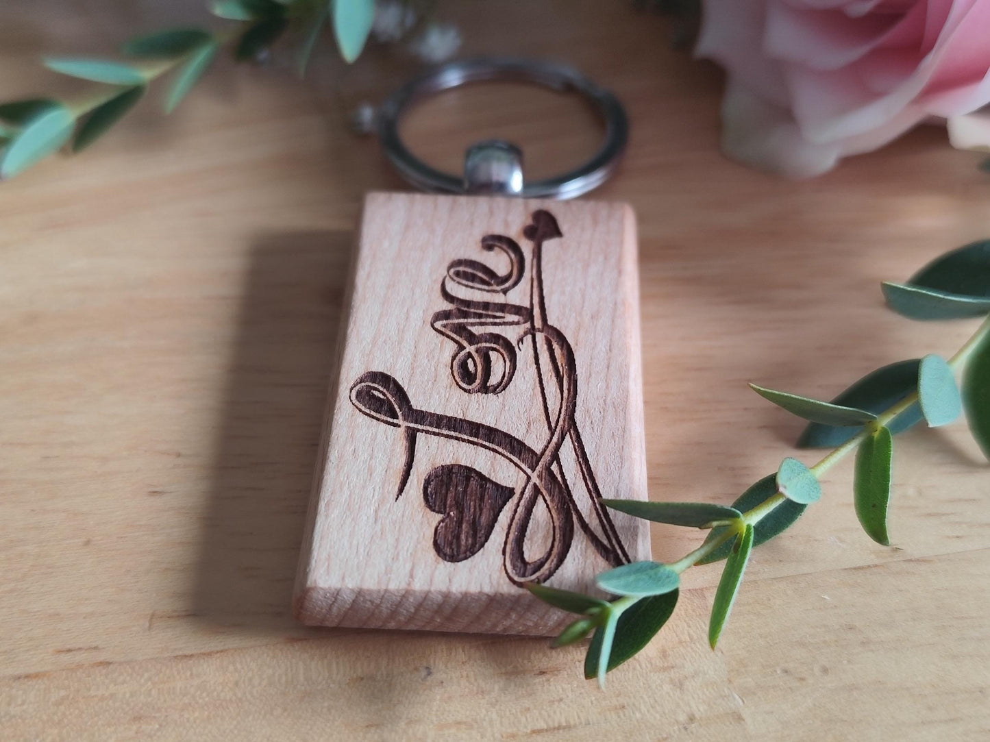 Custom Wooden Keyring