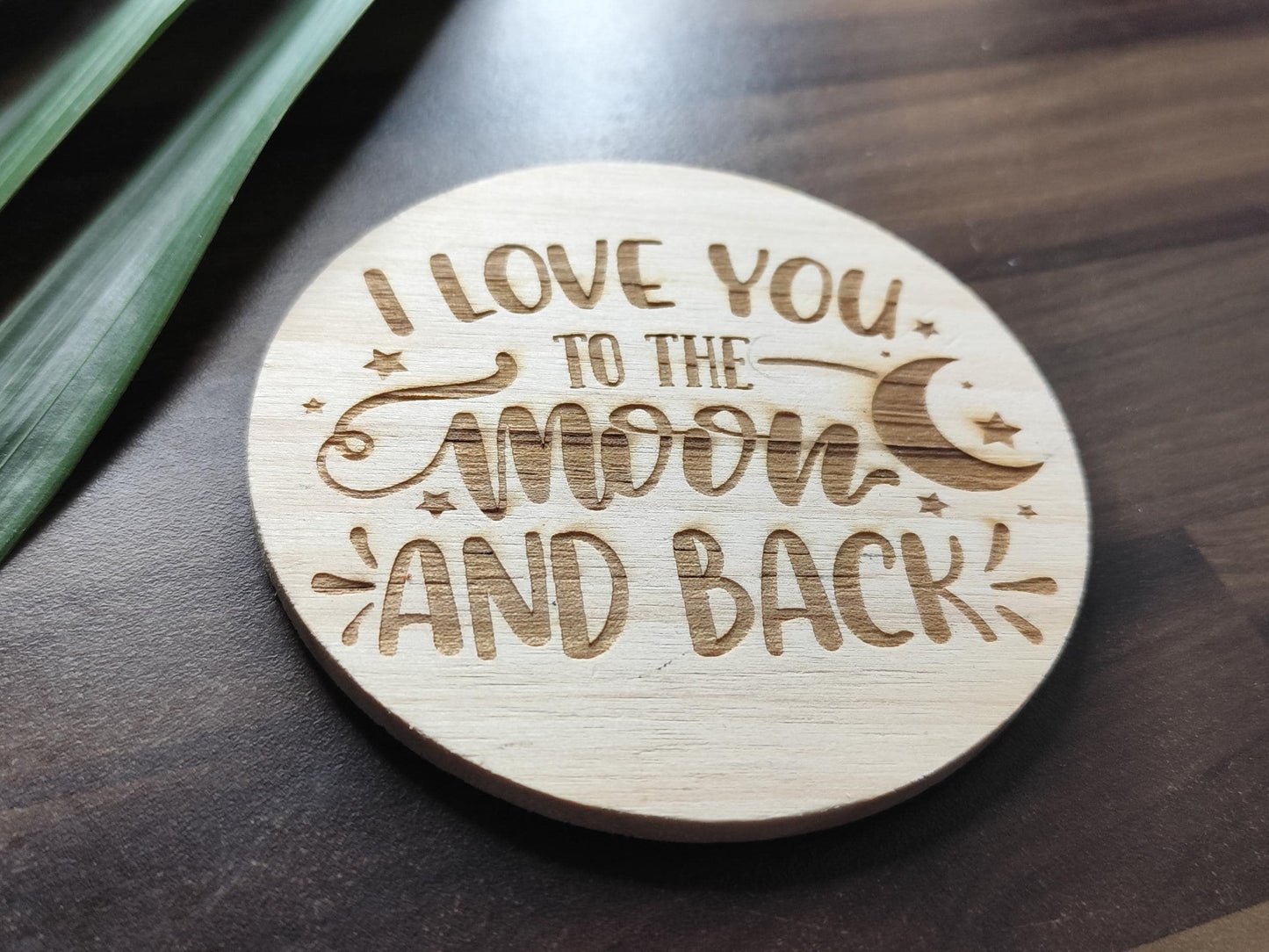 Wooden Coaster with Engraving