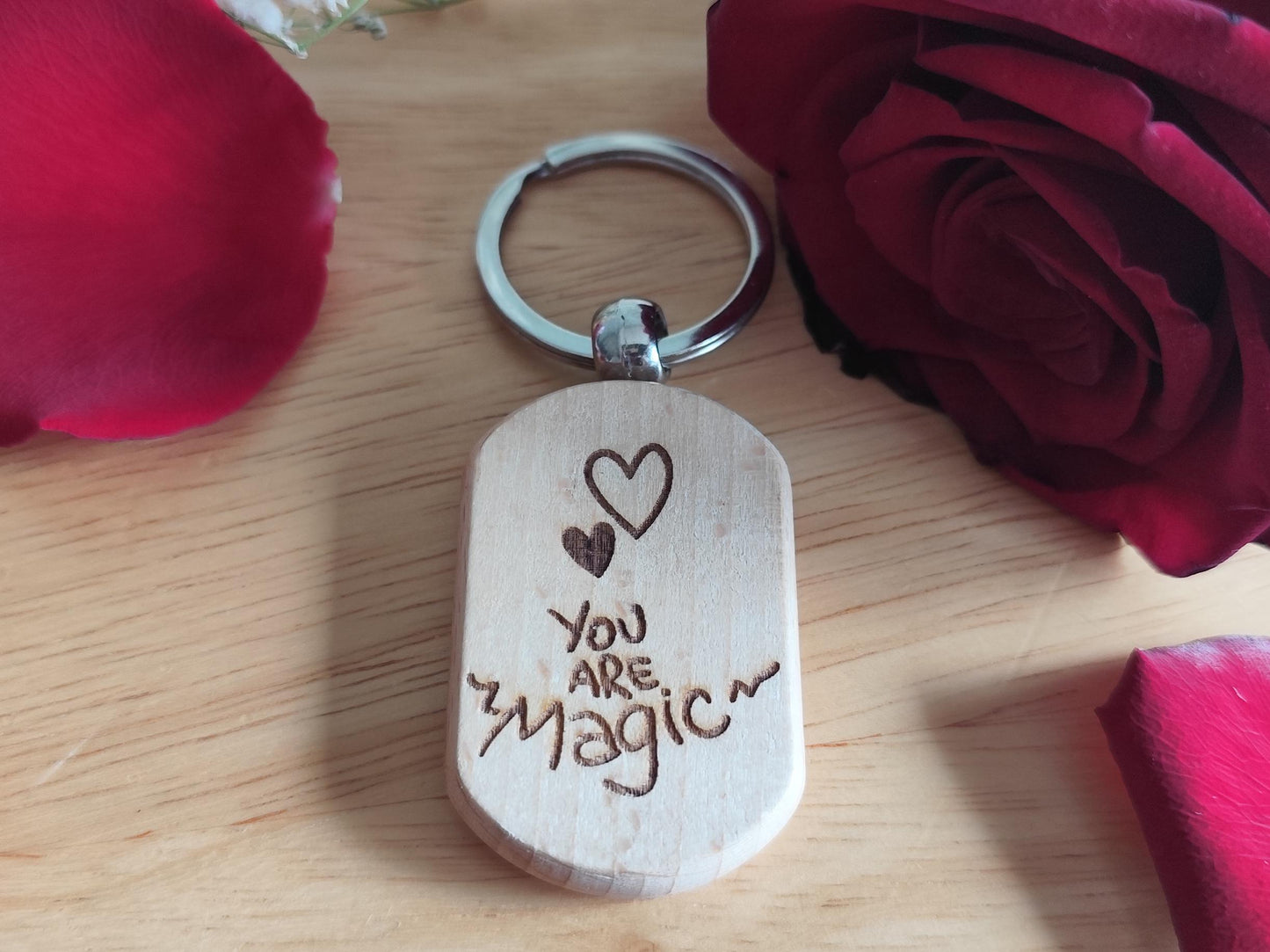 Custom Wooden Keyring