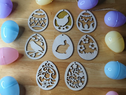 Wooden Easter Egg
